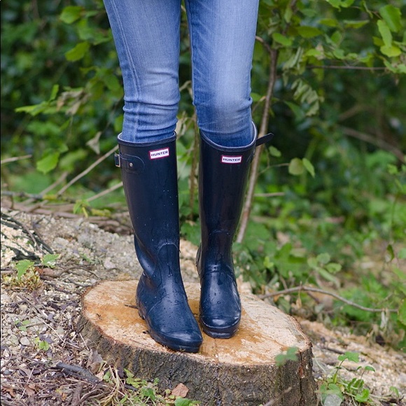 Hunter boots tallandnavy blueglossy - Picture 2 of 5